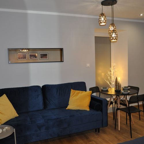 Apartament 4-osobowy z prysznicem z dostępem do ogrodu z 1 pomieszczeniem sypialnianym