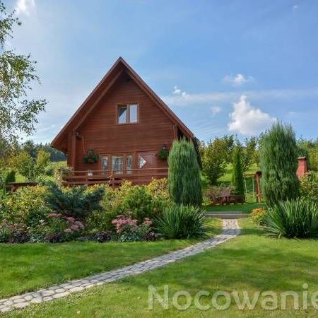 Domek drewniany 7-osobowy cały dom z prysznicem