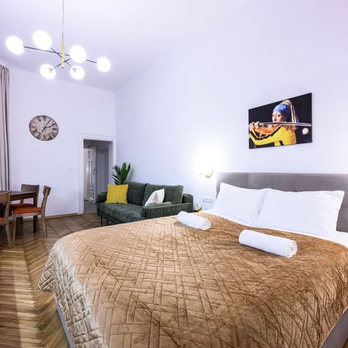 Apartament 6-osobowy Przyjazny podróżom rodzinnym z łazienką z 2 pomieszczeniami sypialnianymi