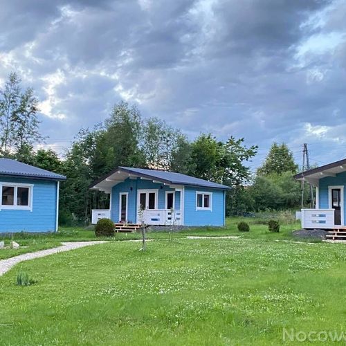 Domek drewniany 4-osobowy z prysznicem