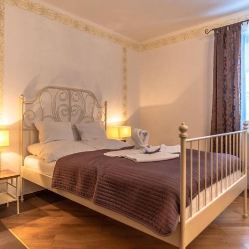Apartament cu baie cu vedere spre grădină cu 1 camera pentru 3 pers.