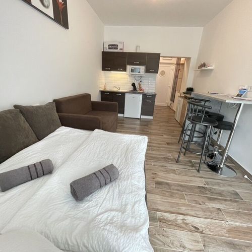 Apartament 2-osobowy z tarasem z widokiem na ogród z 1 pomieszczeniem sypialnianym