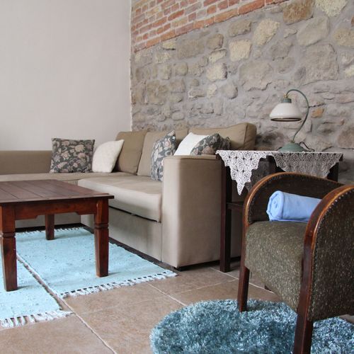 Apartman pro 6 os. se 3 ložnicemi s výhledem do zahrady na přízemí