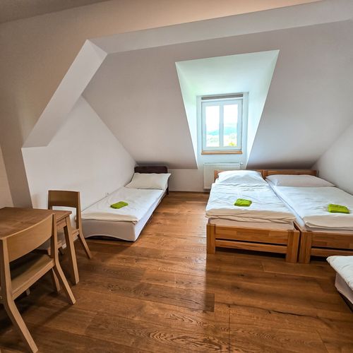Pokój 2-osobowy Tourist ze wspólną łazienką (możliwa dostawka)