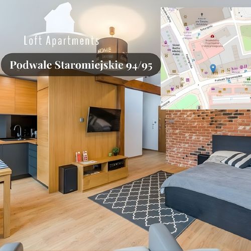 Apartament 3-osobowy na poddaszu na poddaszu z 1 pomieszczeniem sypialnianym