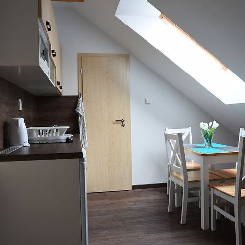 Apartament 2-osobowy z prysznicem z aneksem kuchennym
