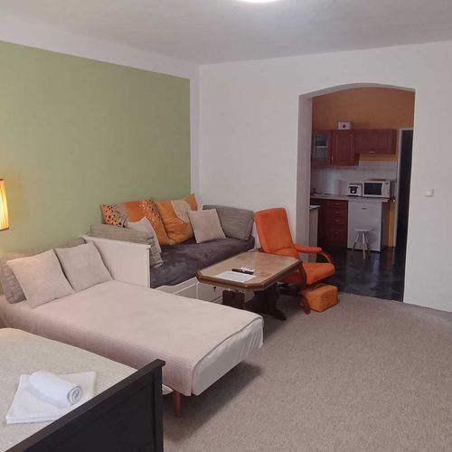 Apartman se sprchou s vlastní kuchyňkou pro 4 os. s 1 ložnicí (s možností přistýlky)