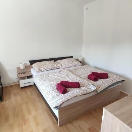 Apartman se sprchou s vlastní kuchyňkou s manželskou postelí s 1 ložnicí (s možností přistýlky)