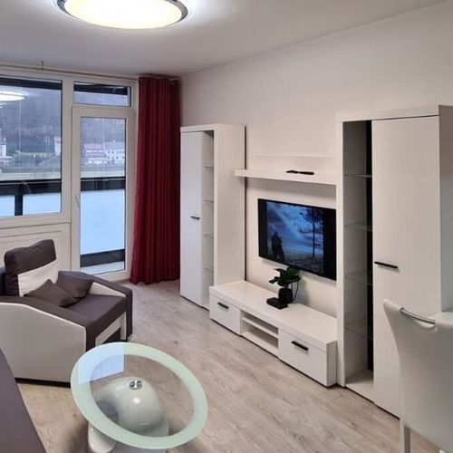 Apartament 2-osobowy z balkonem z prysznicem z 1 pomieszczeniem sypialnianym