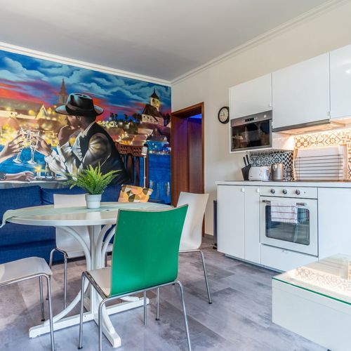 Apartament romantică cu panoramă cu 2 camere pentru 4 pers.