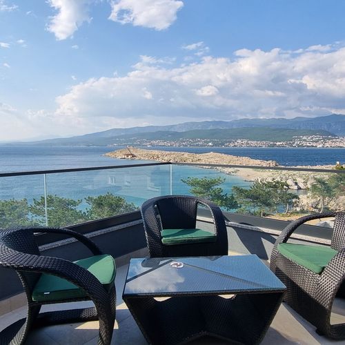 Apartament cu aer condiționat cu panoramă cu 1 camera pentru 2 pers.