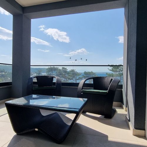 Apartament cu aer condiționat cu panoramă cu 1 camera pentru 2 pers.