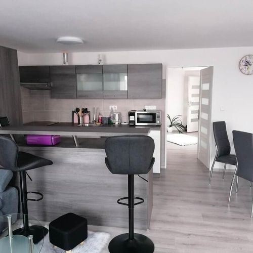Apartman se sprchou  s manželskou postelí s 1 ložnicí (s možností přistýlky)