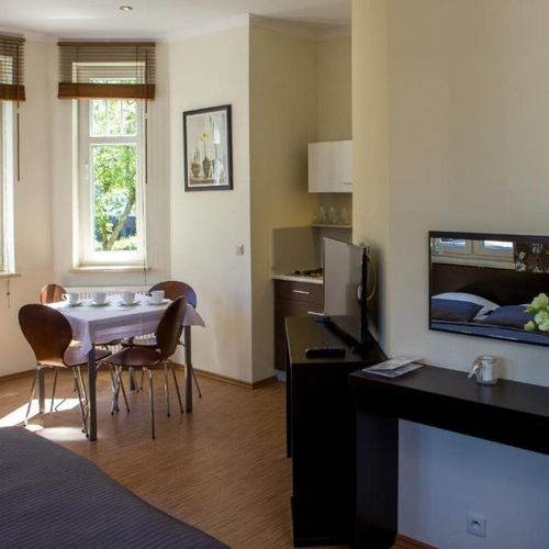 Apartament 4-osobowy z 1 pomieszczeniem sypialnianym