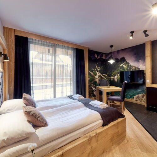 Apartament 2-osobowy Apartament typu studio (bez dostępu do strefy SPA) z 1 pomieszczeniem sypialnianym