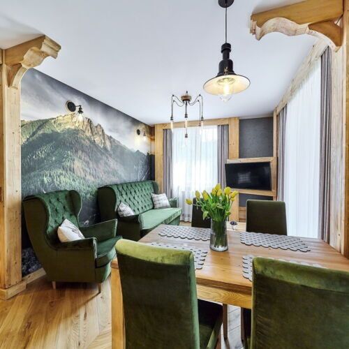 Apartament 4-osobowy Apartament z jedną sypialnią (bez dostępu do strefy SPA) z 2 pomieszczeniami sypialnianymi