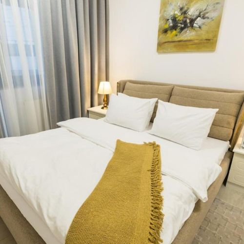 Family Apartman s balkónem s manželskou postelí s 1 ložnicí (s možností přistýlky)