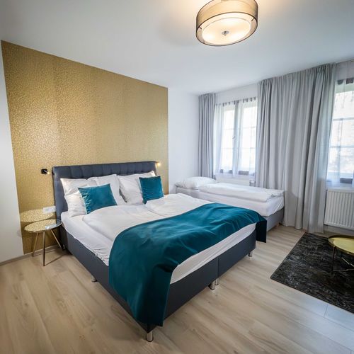 Apartman se sprchou s vlastní kuchyňkou pro 3 os. s 1 ložnicí