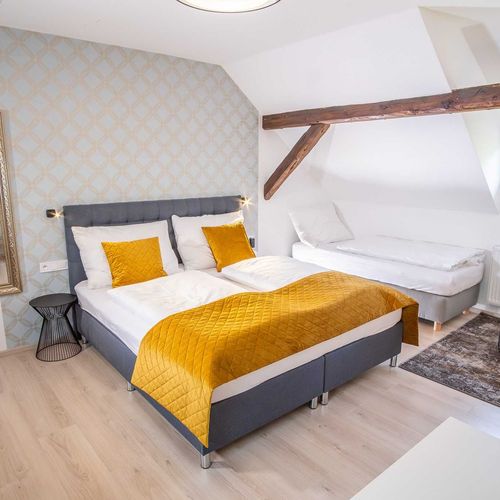 Apartman se sprchou s vlastní kuchyňkou pro 3 os. s 1 ložnicí
