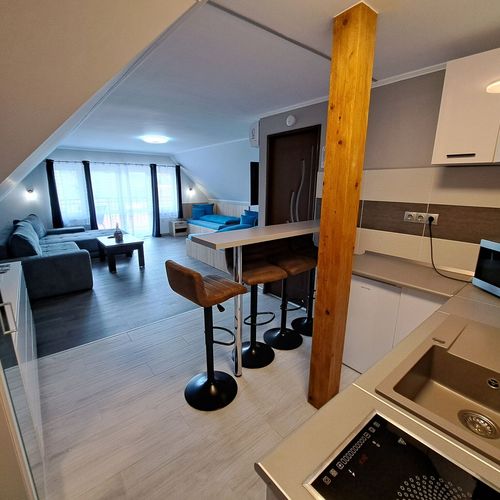 Apartament la mansardă cu panoramă cu 1 camera pentru 4 pers.
