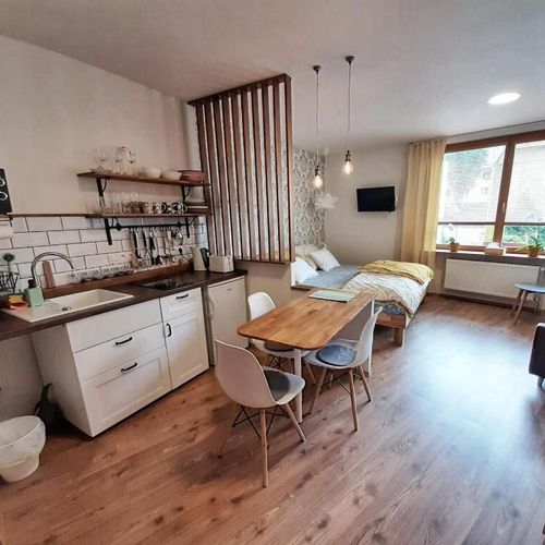 Studio Apartman s vlastní kuchyňkou s manželskou postelí s 1 ložnicí (s možností přistýlky)