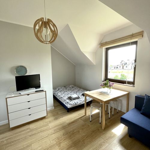 Apartament 4-osobowy z łazienką z aneksem kuchennym z 1 pomieszczeniem sypialnianym