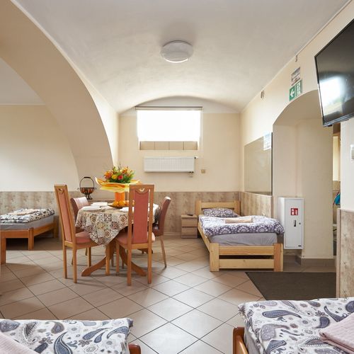 Apartament 7-osobowy z łazienką z własną kuchnią z 2 pomieszczeniami sypialnianymi
