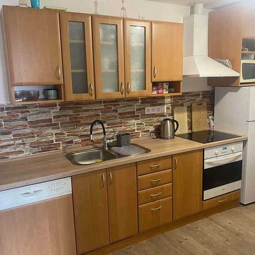 Apartament 6-osobowy z prysznicem z 2 pomieszczeniami sypialnianymi (możliwa dostawka)