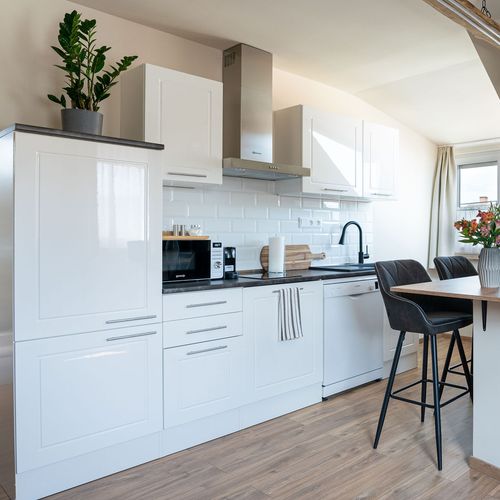 Apartament la etaj cu vedere spre cetate cu 2 camere pentru 4 pers.