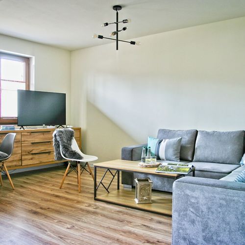 Apartament 4-osobowy Przyjazny podróżom rodzinnym z własną kuchnią z 2 pomieszczeniami sypialnianymi