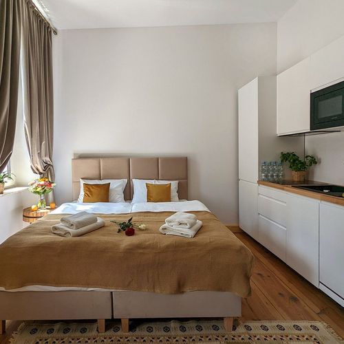 Apartament 4-osobowy Deluxe Studio z 1 pomieszczeniem sypialnianym
