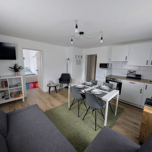 Apartament 4-osobowy na piętrze Przyjazny podróżom rodzinnym z 2 pomieszczeniami sypialnianymi (możliwa dostawka)