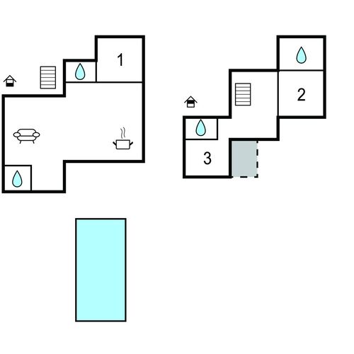 Domek letniskowy 6-osobowy 