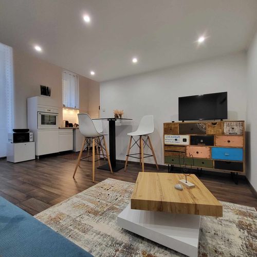Apartament 4-osobowy na piętrze Art z 2 pomieszczeniami sypialnianymi