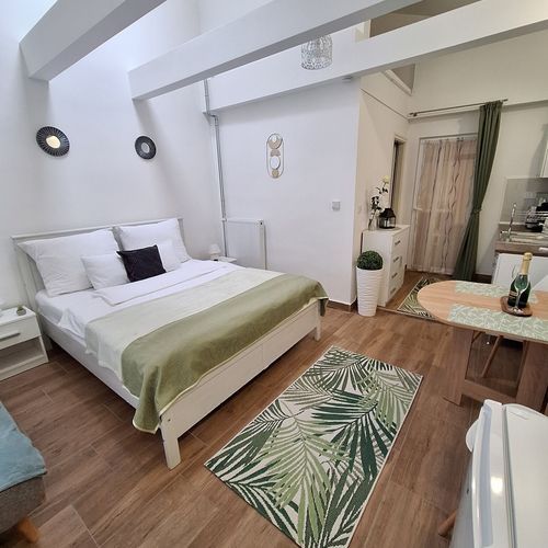 Apartament 3-osobowy na parterze z widokiem na zamek z 1 pomieszczeniem sypialnianym