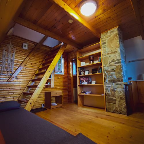 Apartman (jako celek) s manželskou postelí s panoramou celý Dům