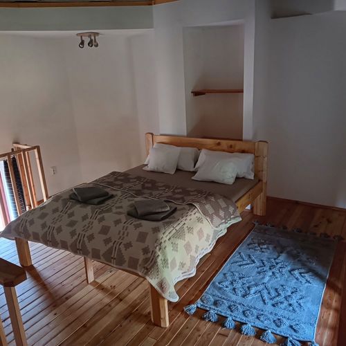 Camera cvadrupla design cu vedere spre grădină