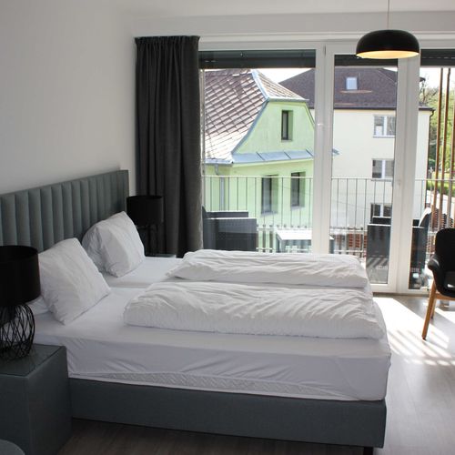 Apartament 2-osobowy Romantyczny Studio z 1 pomieszczeniem sypialnianym (możliwa dostawka)