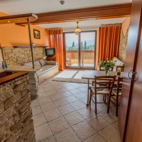 Apartament 5-osobowy z dostępem do ogrodu z widokiem na góry z 1 pomieszczeniem sypialnianym