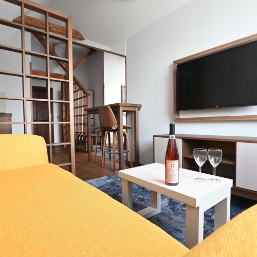 Apartman se sprchou s vlastní kuchyňkou s manželskou postelí s 1 ložnicí (s možností přistýlky)