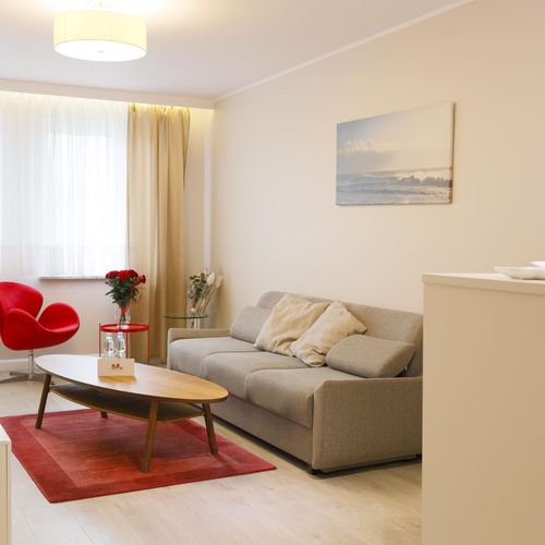 Apartament 4-osobowy Komfort Przyjazny podróżom rodzinnym z 2 pomieszczeniami sypialnianymi