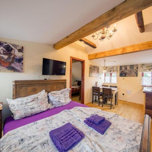 Apartament cu duș cu chicinetă proprie cu 1 camera pentru 4 pers.