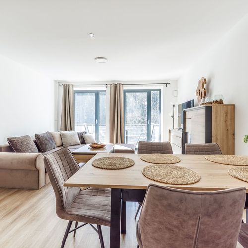 Apartman s balkónem se sprchou pro 4 os. s 1 ložnicí (s možností přistýlky)