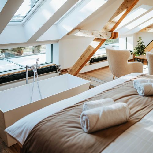 Pokoj se sprchou s klimatizací pro 2 os.