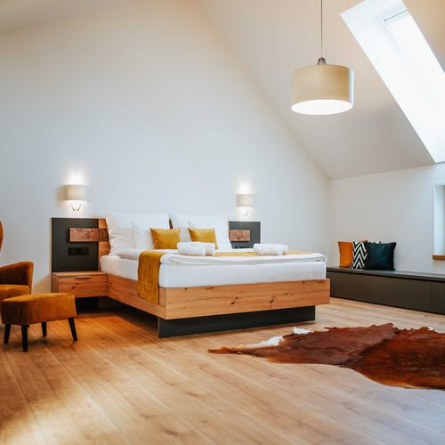 Pokoj se sprchou s klimatizací pro 2 os.