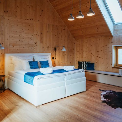 Pokoj se sprchou s klimatizací pro 2 os.