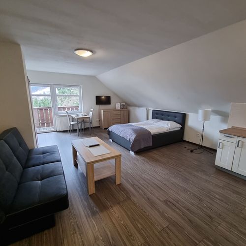 Apartament 4-osobowy Standard z balkonem z 1 pomieszczeniem sypialnianym