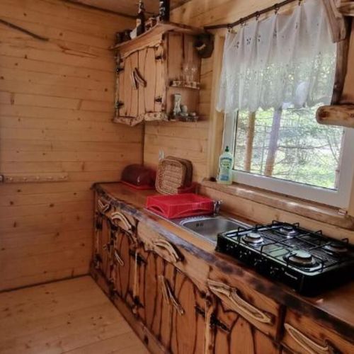 Domek całoroczny 6-osobowy Przyjazny podróżom rodzinnym z widokiem na ogród