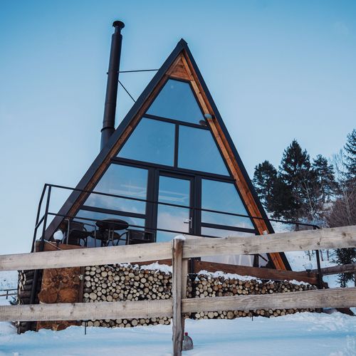 Domek drewniany 2-osobowy cały dom Romantyczny