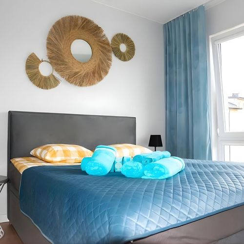 Apartament 4-osobowy Komfort z balkonem z 2 pomieszczeniami sypialnianymi